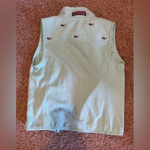 Teal and navy Vineyard vines girls whale vest